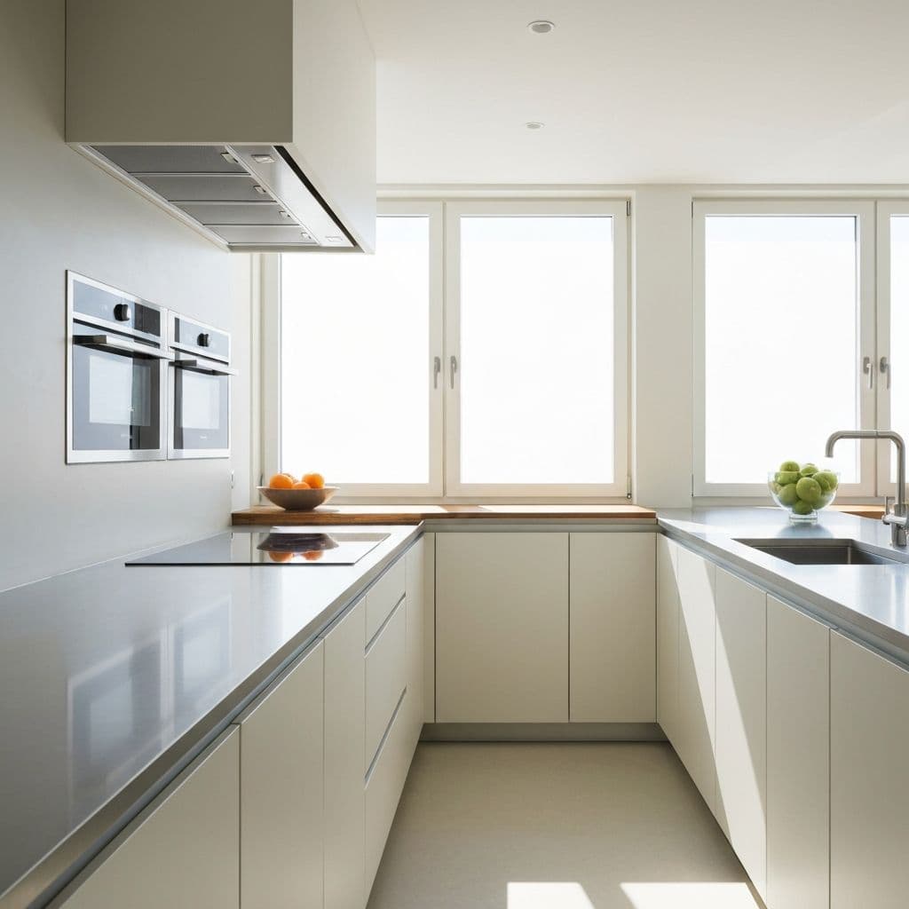 Clean modern kitchen interior representing pest-free home environment